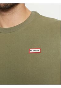 Hunter T-Shirt Alvin HARM0039242 Khaki Regular Fit. Kolor: brązowy. Materiał: bawełna #4