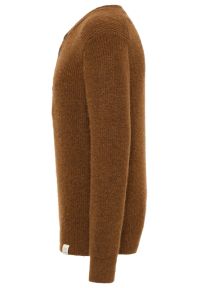 Mustang Style Emil C Henley Rubber 1014118 3161 MĘSKI SWETER. Typ kołnierza: typu henley