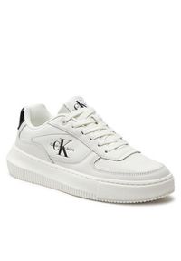 Calvin Klein Jeans Sneakersy Chunky Cupsole Low Lth Ml Meta YW0YW01410 Biały. Kolor: biały #6