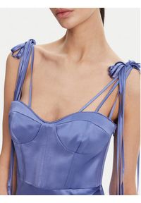 Pinko - PINKO Sukienka wieczorowa 104996 A2GZ Niebieski Regular Fit. Kolor: niebieski. Materiał: wiskoza. Styl: wizytowy #5