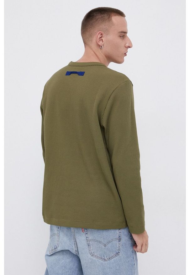 adidas Performance Bluza H22656 męski kolor zielony. Okazja: na co dzień. Kolor: zielony. Materiał: dzianina, materiał. Wzór: gładki. Styl: casual