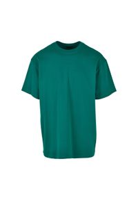 BUILD YOUR BRAND - Ponadwymiarowa Koszulka Dla Dorosłych Unisex Heavyweight. Kolor: zielony