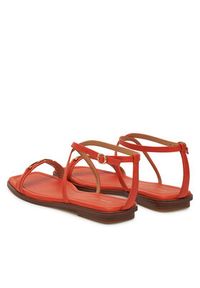 MICHAEL Michael Kors Sandały Lena 40S5LEFS1L Pomarańczowy. Kolor: pomarańczowy. Materiał: skóra #4
