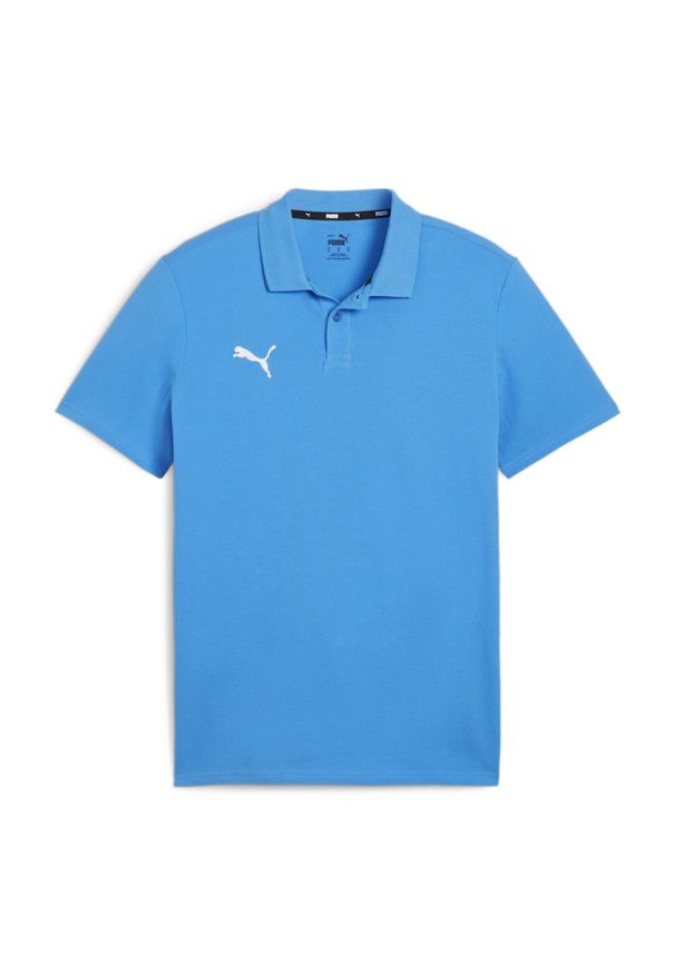 Koszulka sportowa męska Puma Team Goal Casuals. Typ kołnierza: polo. Kolor: niebieski. Materiał: bawełna. Sport: piłka nożna