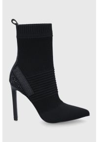 Steve Madden - Botki Diligent. Kolor: czarny. Obcas: na obcasie, na szpilce. Wysokość obcasa: średni #1