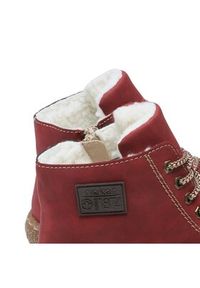 Rieker Botki N1022-33 Czerwony. Kolor: czerwony #2