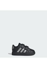 Adidas - adidas Sneakersy Grand Court 3.0 Shoes Infants KI7188 Czarny. Kolor: czarny. Materiał: skóra #1