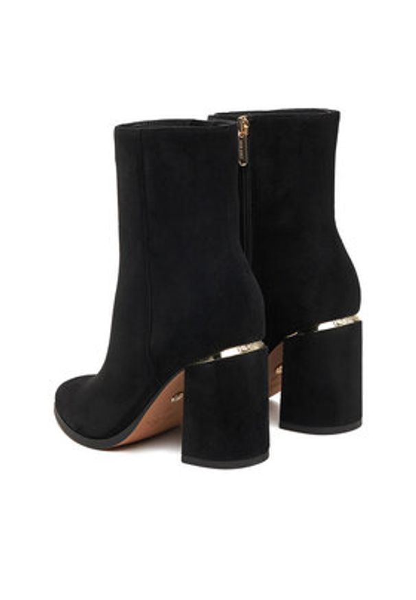 Nine West Botki CEO-JASMIN-01 Czarny. Kolor: czarny. Materiał: materiał