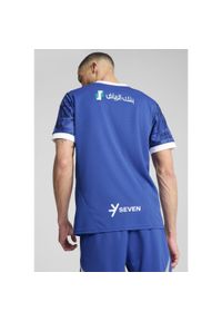 Puma - Męska koszulka domowa Al Hilal Saudi F.C. 24/25 PUMA Blue Intense White. Kolor: biały, wielokolorowy, niebieski. Wzór: aplikacja