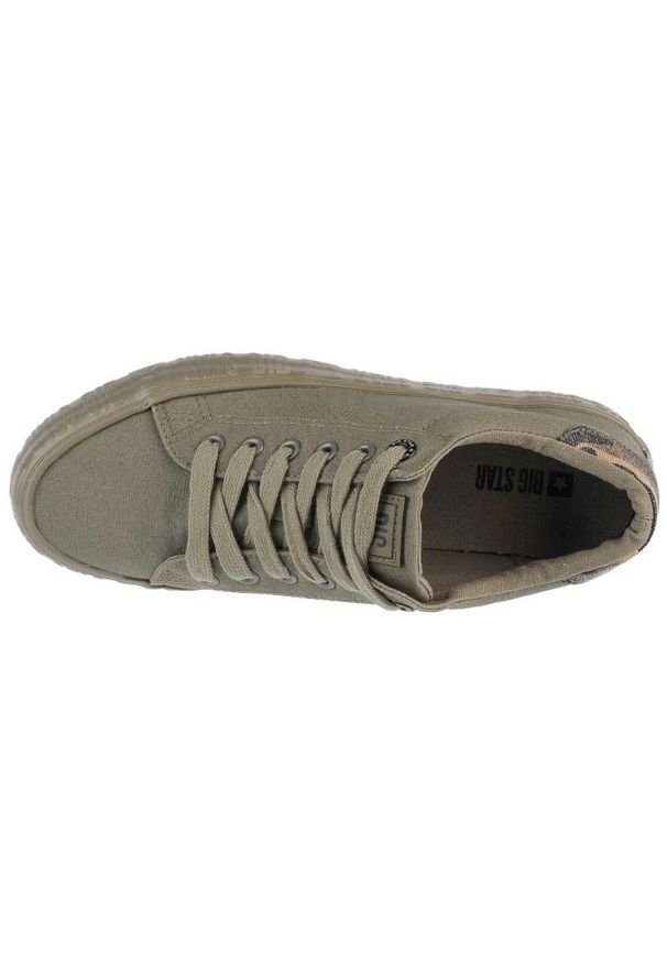 Big-Star - Buty Big Star Shoes W JJ274078 brązowe zielone. Okazja: na co dzień. Kolor: brązowy, wielokolorowy, zielony. Wzór: moro. Styl: casual