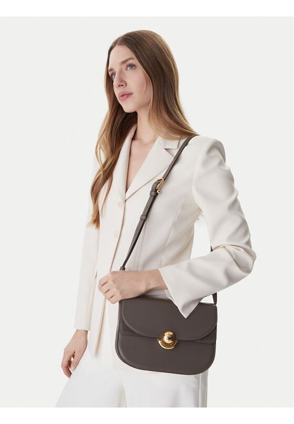 Furla Torebka Sfera S WB01355 BX0428 BG 4283S Szary. Kolor: szary. Materiał: skórzane