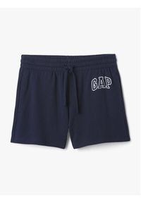 GAP - Gap Szorty sportowe 870535-02 Granatowy Regular Fit. Kolor: niebieski. Materiał: bawełna #5