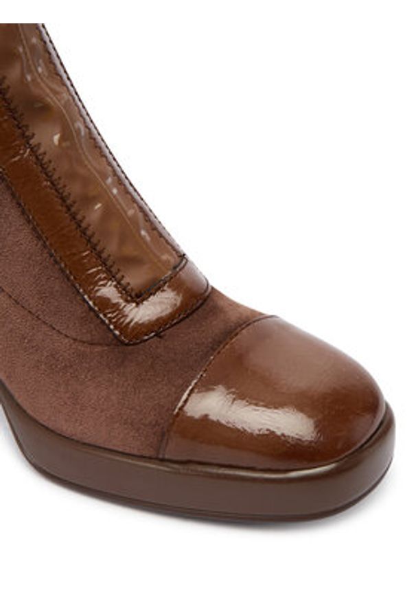 Hispanitas Botki HI254230 Brązowy. Kolor: brązowy. Materiał: materiał