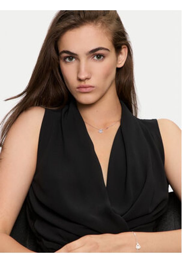 Michael Kors Naszyjnik MKC1747CZ040 Srebrny. Materiał: srebrne. Kolor: srebrny