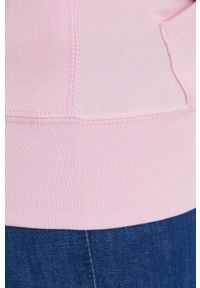 Polo Ralph Lauren bluza 211780303013 damska kolor różowy z kapturem gładka. Okazja: na co dzień. Typ kołnierza: kaptur, polo. Kolor: różowy. Materiał: dzianina. Wzór: gładki. Styl: casual #7