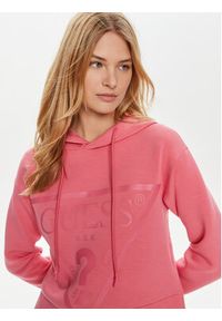 Guess Bluza V2YQ08 K7UW2 Różowy Regular Fit. Kolor: różowy. Materiał: wiskoza #4