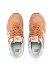 New Balance Sneakersy WL574NB Pomarańczowy. Kolor: pomarańczowy. Materiał: zamsz, skóra. Model: New Balance 574 #4