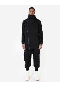 La Haine Inside Us Płaszcz "Unisex" | LM028 | Mężczyzna | Czarny. Kolor: czarny. Materiał: poliester, bawełna. Długość: długie. Wzór: jednolity. Styl: elegancki #7