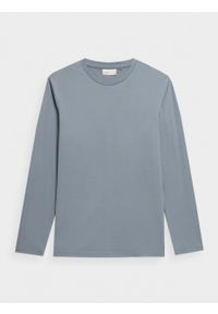 outhorn - Longsleeve gładki męski. Okazja: na co dzień. Materiał: jersey, bawełna. Długość rękawa: długi rękaw. Wzór: gładki. Styl: casual, klasyczny