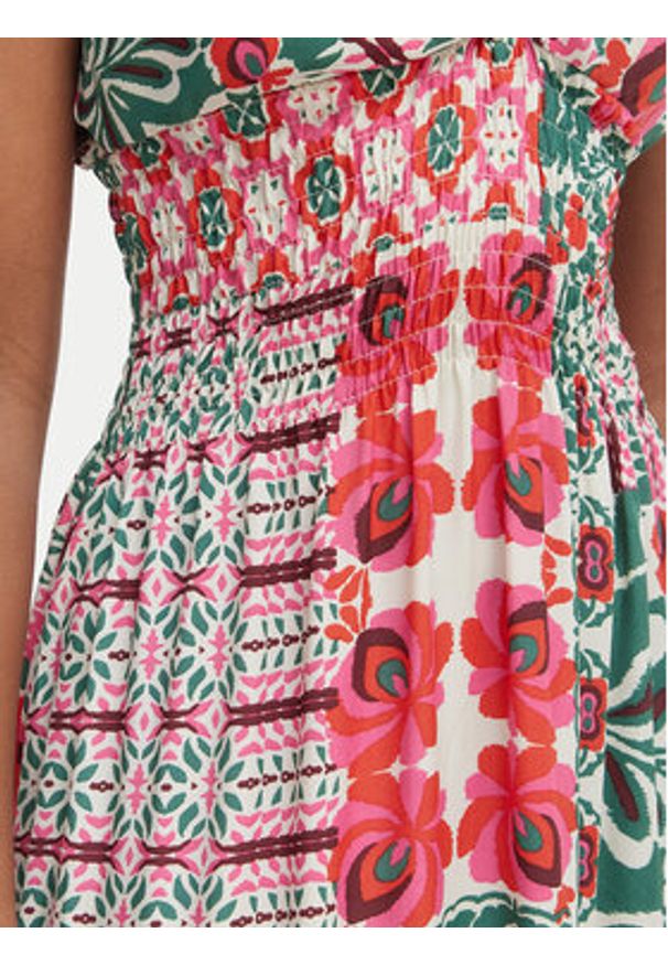 Iconique Sukienka letnia Shirley IC26-096 Kolorowy Regular Fit. Materiał: syntetyk. Wzór: kolorowy. Sezon: lato