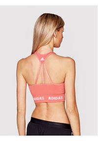 Adidas - adidas Biustonosz top Aeroknit GV5123 Różowy. Kolor: różowy. Materiał: syntetyk