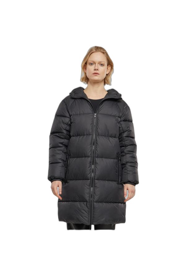 Damska długa kurtka Urban Classics. Kolor: czarny. Materiał: puch. Długość: długie. Sezon: zima