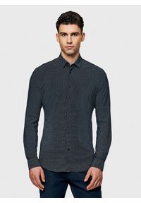 Pako Lorente - PAKO LORENTE – Koszula męska we wzór geometryczny. Materiał: elastan, nylon. Długość rękawa: długi rękaw. Długość: długie. Wzór: geometria. Sezon: wiosna #1