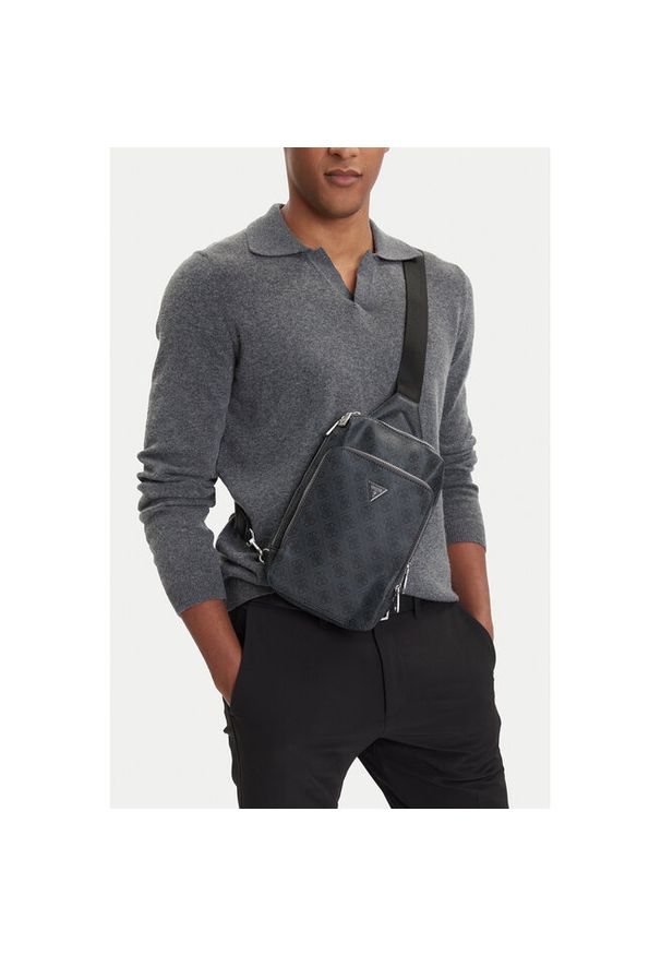 Saszetka Guess. Kolor: szary