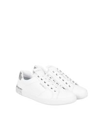 Bikkembergs Sneakersy "Sheba" | B4BKW0134 | Sheba | Kobieta | Biały, Srebrny. Kolor: biały, srebrny, wielokolorowy. Materiał: skóra ekologiczna. Wzór: aplikacja