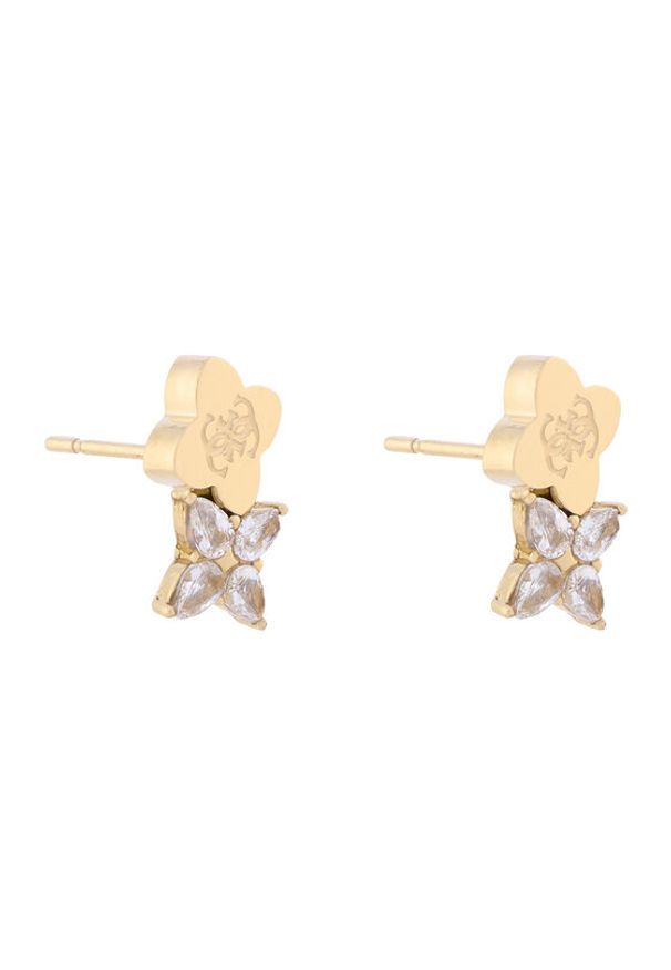 Guess Kolczyki JUBE05 511JW Złoty. Materiał: metalowe. Kolor: złoty