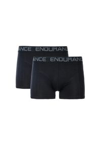 ENDURANCE - Bokserki bambusowe męskie Endurance Brighton 2-pack. Kolor: czarny. Sport: fitness #1