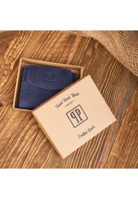 Portfel damski granatowy PAOLO PERUZZI T-12-DB. Kolor: niebieski. Materiał: skóra #1