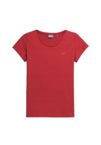 4f - Koszulka Damska 4F. Kolor: czerwony #1