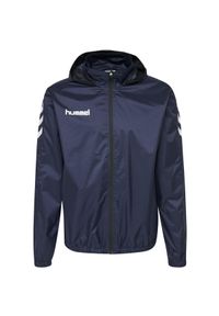 Kurtka ortalionowa sportowa dla dorosłych Hummel Core Spray Jacket. Kolor: niebieski
