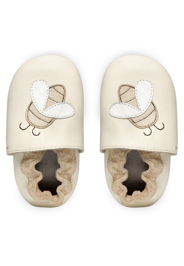 Kapcie Geox. Kolor: beżowy