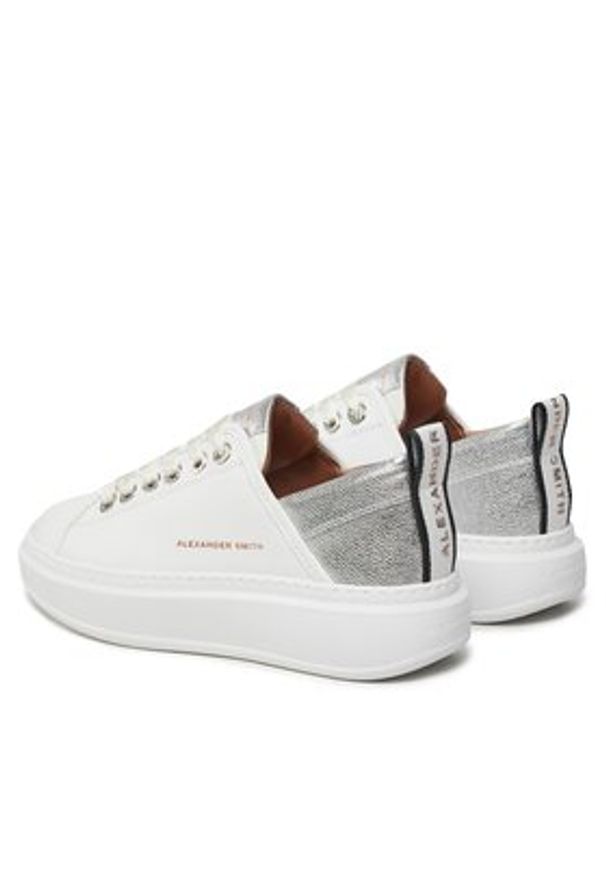 Alexander Smith Sneakersy Wembley ASAZWYW0493 Biały. Kolor: biały. Materiał: skóra