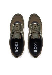 BOSS Sneakersy Ttnm Light 50536509 Zielony. Kolor: zielony. Materiał: materiał #6