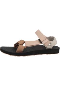 Sandały damskie Teva Original Universal. Kolor: wielokolorowy, brązowy. Materiał: syntetyk, materiał, guma. Sezon: lato. Sport: turystyka piesza #1