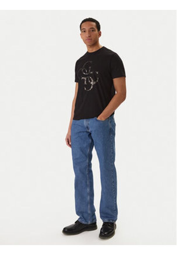 Guess Jeans Jeansy M5YA1B D633A Niebieski Straight Fit. Kolor: niebieski