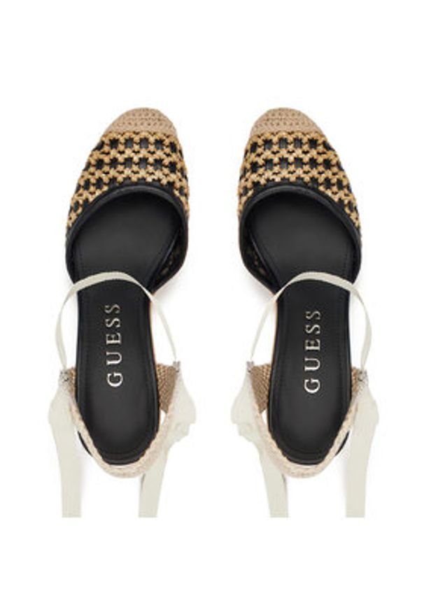 Guess Espadryle FLJNAM FAB04 Czarny. Kolor: czarny. Materiał: materiał