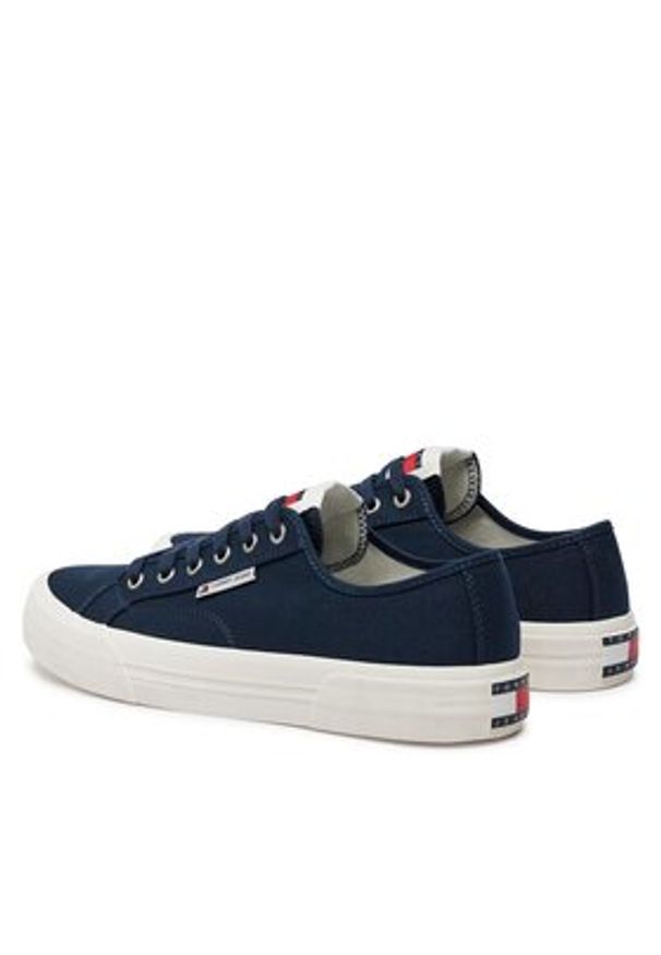 Tommy Jeans Tenisówki Tjm Lace Up Canvas Color EM0EM01365 Granatowy. Kolor: niebieski. Materiał: materiał