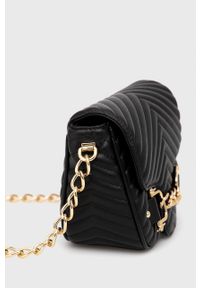 Trussardi Jeans - Trussardi torebka kolor czarny. Kolor: czarny. Materiał: pikowane. Rodzaj torebki: na ramię #2