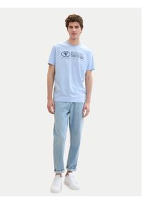 Tom Tailor T-Shirt 1035611 Niebieski Regular Fit. Kolor: niebieski. Materiał: bawełna