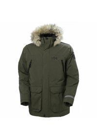 Parka Helly Hansen Reine. Kolor: zielony, czarny, wielokolorowy. Materiał: syntetyk. Sezon: zima #1