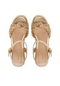 Aldo Espadryle Annamarie 13740443 Złoty. Kolor: złoty. Materiał: skóra #6