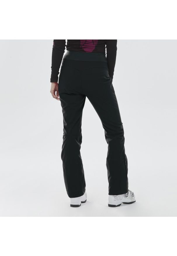 WEDZE - Spodnie narciarskie damskie Wedze 500 slim. Kolor: czarny. Materiał: materiał, softshell. Sport: narciarstwo