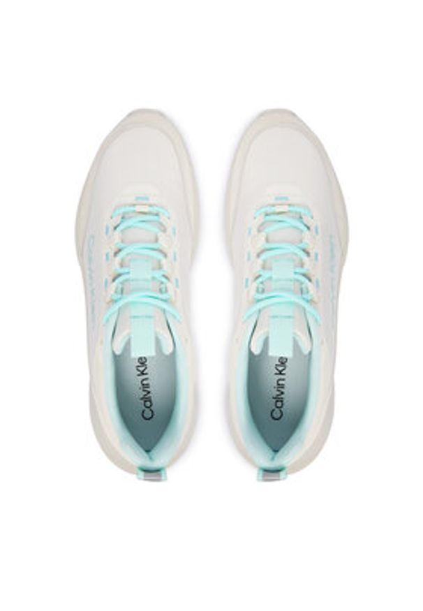 Calvin Klein Sneakersy Light Eva Run Ess Lac Ny-Su Wmn HW0HW03293 Biały. Kolor: biały. Materiał: materiał. Sport: bieganie