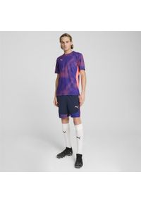 Puma - Męska koszulka individualFINAL PUMA Club Navy Dark Amethyst Blue Purple. Kolor: fioletowy, niebieski, wielokolorowy