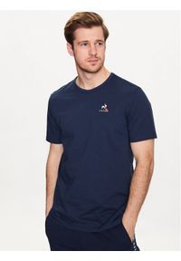 Le Coq Sportif T-Shirt 2310545 Granatowy Regular Fit. Kolor: niebieski. Materiał: bawełna