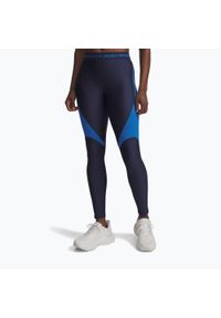 Legginsy Under Armour HeatGear Rib. Kolor: niebieski. Sport: fitness #1
